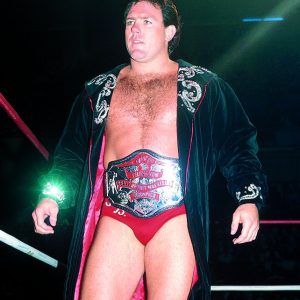 Tully Blanchard Inscribed 8x10 Photo with NWA World Television Title