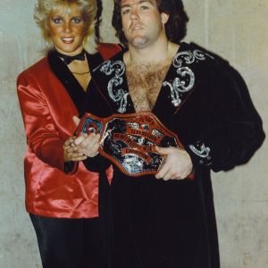 Tully Blanchard Autographed 8x10 Photo Featuring Baby Doll